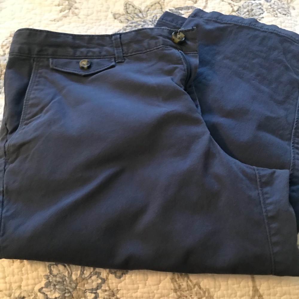 Blue capris